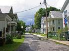 Looking west on Homestead Place