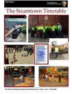 Steamtown Timetable Spring 2009 cover image