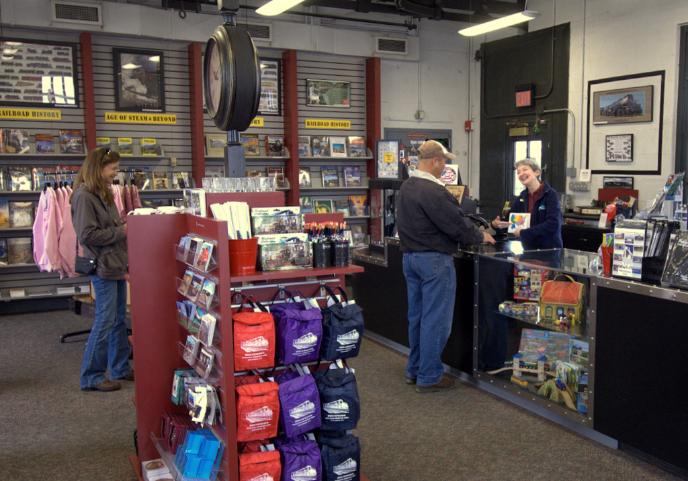 Bookstore sales floor