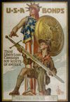 A World War I bond poster c. 1919