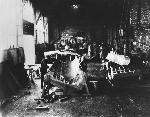 Workers in Bartholdi's Paris workshop