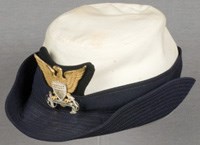 A Coast Guard hat of the Women's Reserve (SPARs) c. 1946-1947