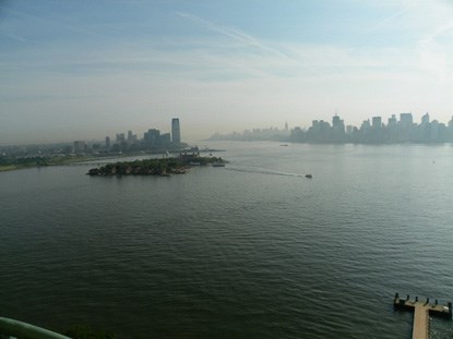 NYC & Ellis Island from Liberty's torch