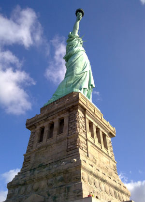 Statue of Liberty and Pedestal