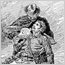 Soldier helping a wounded comrade