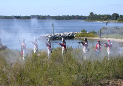 Historical reenactment at Jefferson Patterson Park & Museum