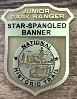Photo of Star-Spangled Banner Junior Ranger Badge