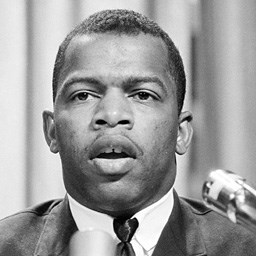 John Lewis at a meeting of the American Society of Newspaper Editors, 1964