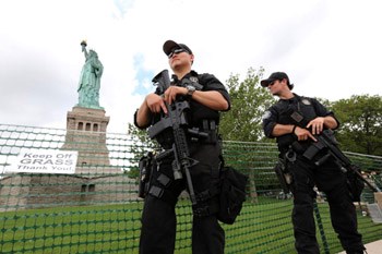SWAT at Statue of Liberty
