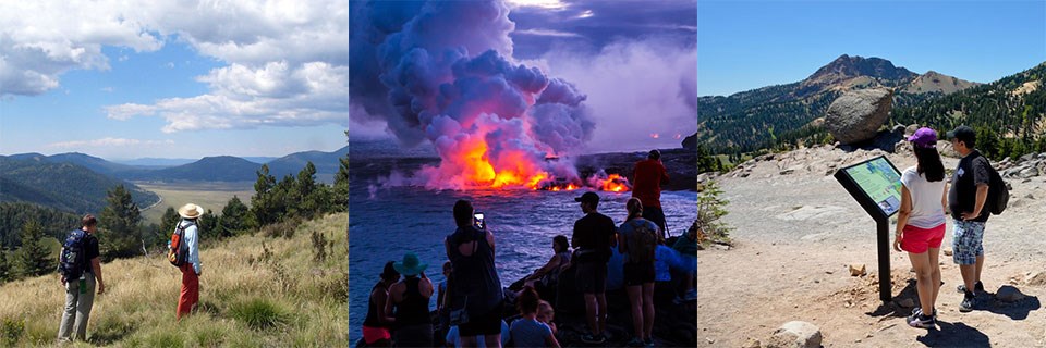 3-photos-of-visitors-at-volcanic-sites