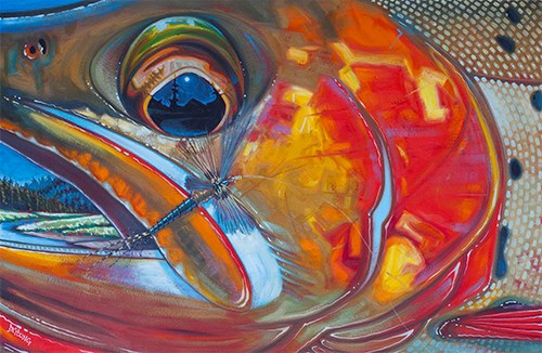 Slough Creek Cutthroat Trout by Derek DeYoung