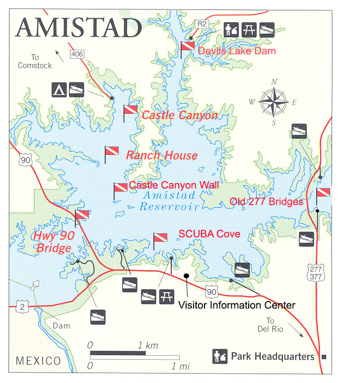 Amistad map