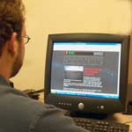 Man at computer