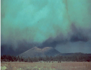 Storm over Sunset Crater Volcano