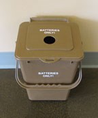 battery recycling container