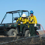 fire fighter in the NPS