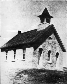 historic photo of Lower Fox Creek School