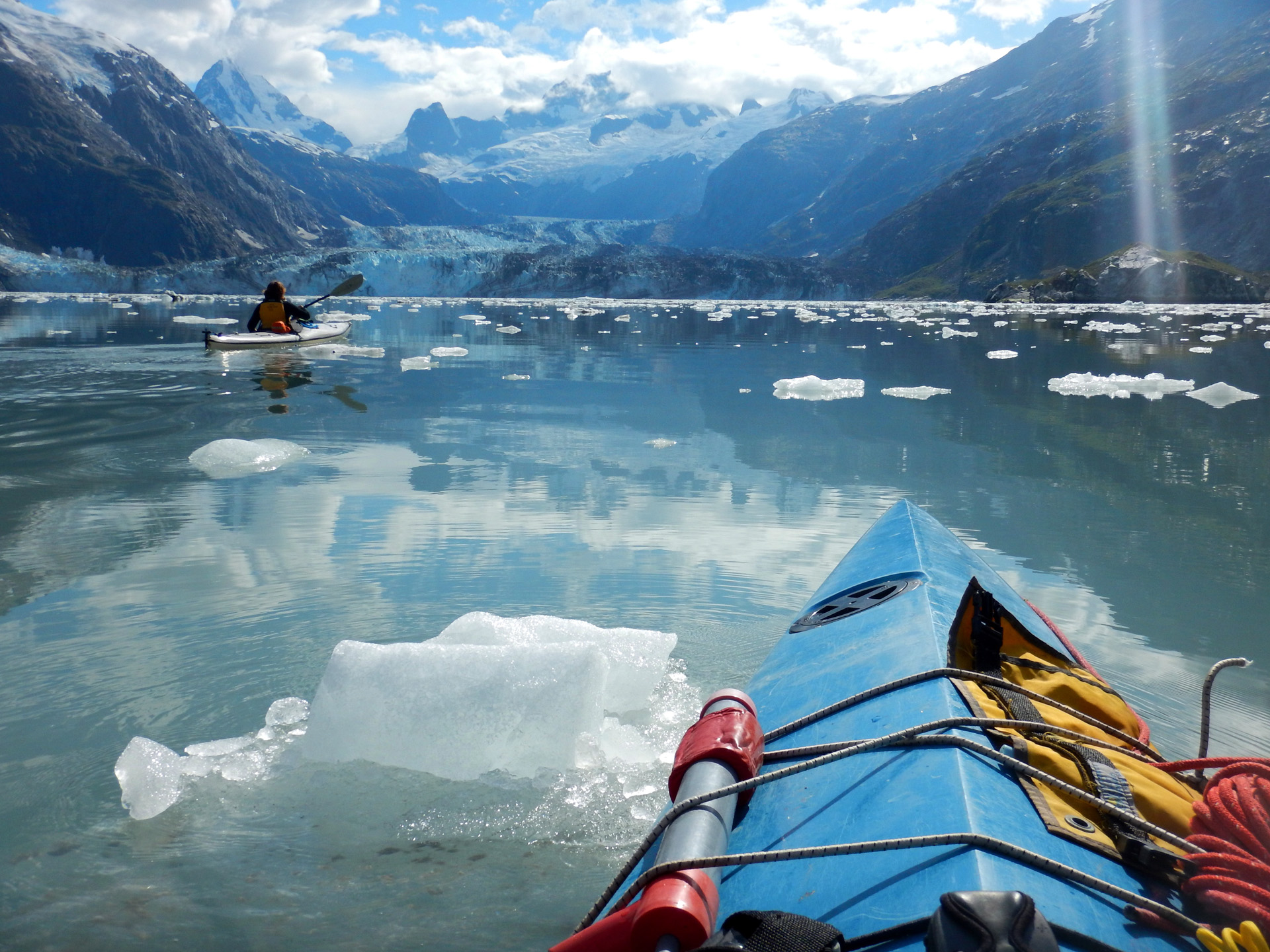 Kayak in Glacier Bay