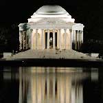 Thomas Jefferson Memorial at night