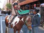 The Young Rough Rider Mounts His Pony