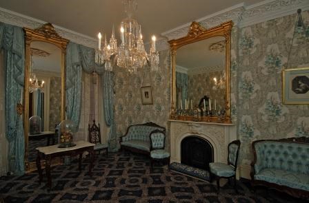 The parlor at Theodore Roosevelt Birthplace