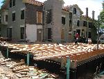ADA-Floor supports going in.