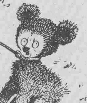 Teddy bear cartoon by Clifford Berryman.