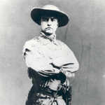 Theodore Roosevelt as a young cowboy in Dakota Territory, 1880s