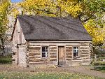 Maltese Cross Cabin in Fall