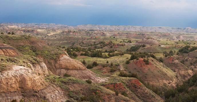 Scenic photo of the Badlands