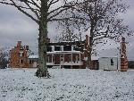 Stone House in Winter