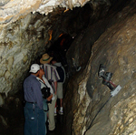 Walking through the caves Walking through the caves
