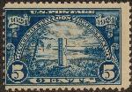 U.S. Postage Stamp of Ribault Column, Issued on May 1, 1924
