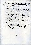 The signature of Jean Ribault, leader of the voyage. 