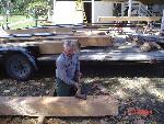Hewing sill beam