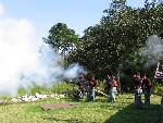 3rd Rhode Island Artillery firing cannon