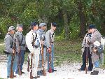 26th Georgia Confederate Infantry reenactors