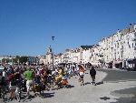 Photograph of the harbor in La Rochelle