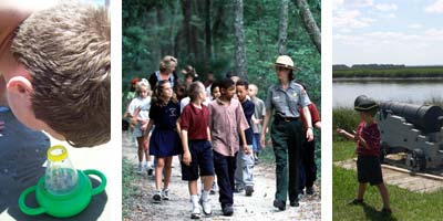Educational activites at the National Parks of the First Coast and Golden Isles
