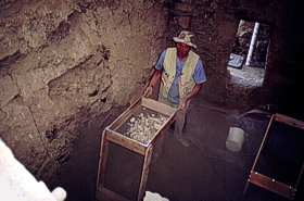 excavation in the Upper Cliff Dwelling