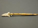 reed arrow with attached projectile point