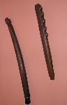 wooden clubs