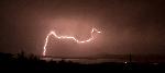 Lightning over Roosevelt Lake