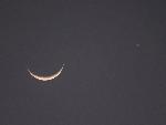 Moon and Venus
