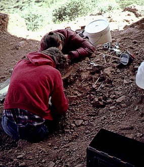 Lower Cliff Dwelling excavation