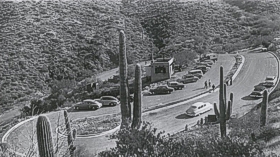 visitor center parking lot - 1952