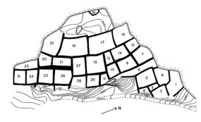 Upper Cliff Dwelling map