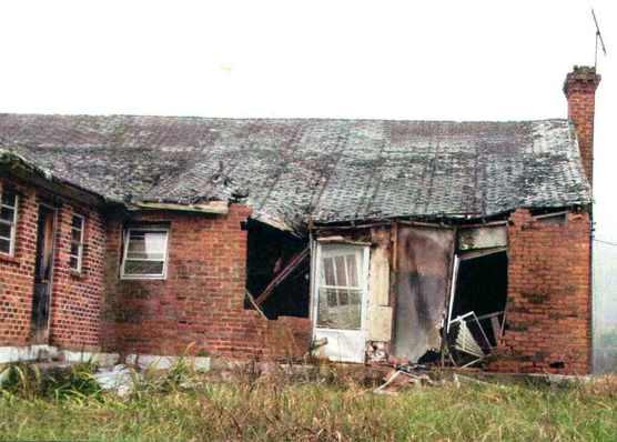 Brown house prior to stabilization