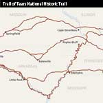 Image of Trail of Tears map