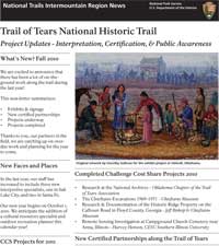 Trail of Tears newsletter image
